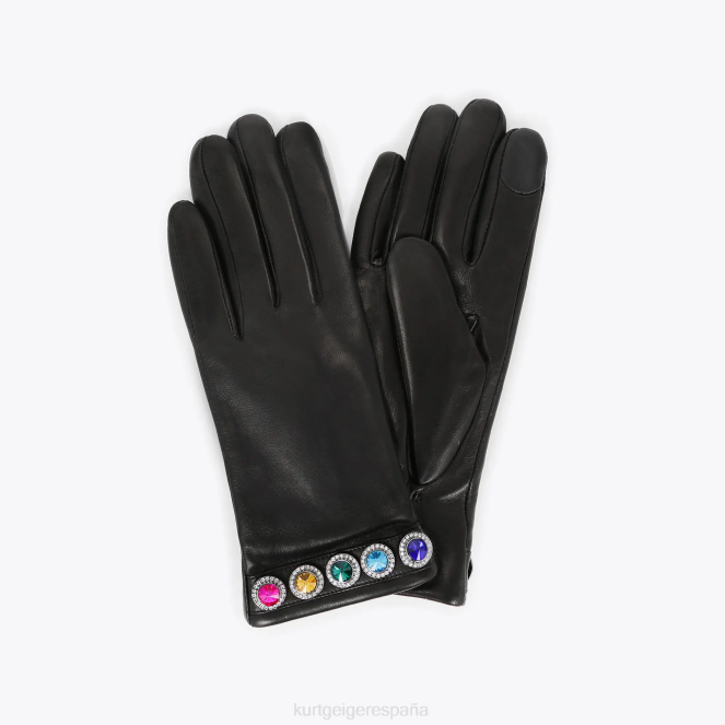 Kurt Geiger mujer guantes londres octavia 2LPR505 | accesorios negro otro